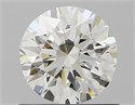 Natural Diamond 0.70 Carats, Round with Excellent Cut, I Color, VS1 Clarity and Certified by GIA