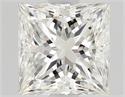 Natural Diamond 0.80 Carats, Princess with  Cut, H Color, VVS2 Clarity and Certified by GIA