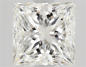 Picture of Natural Diamond 0.80 Carats, Princess with  Cut, H Color, VVS2 Clarity and Certified by GIA