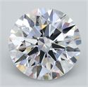 Del inventario de diamantes de laboratorio, 6.08 quilates, Redondo , Color D, claridad VVS1 y certificado IGI