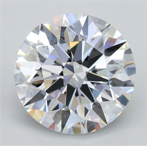 Picture of Lab Grown Diamond 6.08 Carats, Round with Ideal Cut, D Color, VVS1 Clarity and Certified by IGI