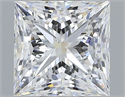 Diamante Natural 1.50 quilates, Princesa , Color E, claridad VS2 y certificado GIA