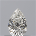 Diamante Natural 0.30 quilates, De pera , Color F, claridad VVS1 y certificado GIA