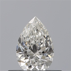 Picture of Natural Diamond 0.30 Carats, Pear with  Cut, F Color, VVS1 Clarity and Certified by GIA