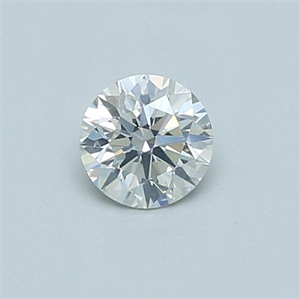 Foto Diamante Natural 0.42 quilates, Redondo , Color H, claridad SI2 y certificado GIA de