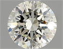 Natural Diamond 0.50 Carats, Round with Very Good Cut, L Color, VVS2 Clarity and Certified by GIA