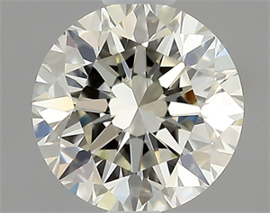 Picture of Natural Diamond 0.50 Carats, Round with Very Good Cut, L Color, VVS2 Clarity and Certified by GIA