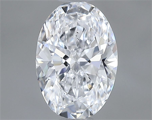 Picture of Natural Diamond 0.70 Carats, Oval with  Cut, D Color, VS2 Clarity and Certified by GIA