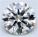 Diamante Natural 4.30 quilates, Redondo , Color J, claridad VVS2 y certificado GIA