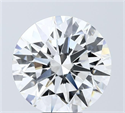 Lab Grown Diamond 8.04 Carats, Round with Ideal Cut, F Color, VVS2 Clarity and Certified by IGI