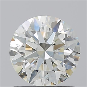 Picture of Natural Diamond 1.20 Carats, Round with Excellent Cut, L Color, SI2 Clarity and Certified by GIA