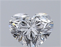 Natural Diamond 0.30 Carats, Heart with  Cut, D Color, VS1 Clarity and Certified by GIA