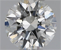 Diamante Natural 0.50 quilates, Redondo , Color G, claridad IF y certificado GIA