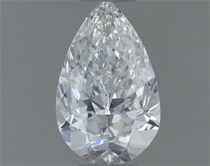 Picture of Natural Diamond 0.50 Carats, Pear with  Cut, E Color, SI2 Clarity and Certified by GIA