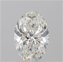 Natural Diamond 1.71 Carats, Oval with  Cut, I Color, SI1 Clarity and Certified by GIA