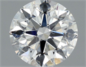 Natural Diamond 1.01 Carats, Round with Excellent Cut, G Color, SI2 Clarity and Certified by GIA
