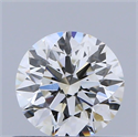 Diamante Natural 0.53 quilates, Redondo , Color I, claridad VS1 y certificado GIA