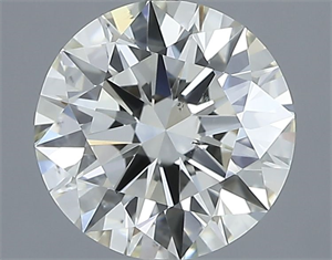 Picture of Natural Diamond 1.50 Carats, Round with Excellent Cut, L Color, SI1 Clarity and Certified by IGI