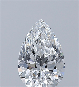 Picture of Natural Diamond 0.50 Carats, Pear with  Cut, E Color, SI1 Clarity and Certified by GIA