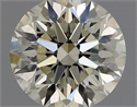 Diamante Natural 0.85 quilates, Redondo , Color K, claridad VVS1 y certificado GIA