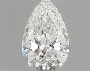 Picture of Natural Diamond 0.53 Carats, Pear with  Cut, F Color, VS2 Clarity and Certified by GIA