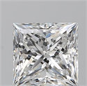 Natural Diamond 0.99 Carats, Princess with  Cut, G Color, VS2 Clarity and Certified by GIA