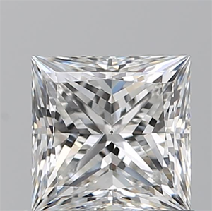 Picture of Natural Diamond 0.99 Carats, Princess with  Cut, G Color, VS2 Clarity and Certified by GIA