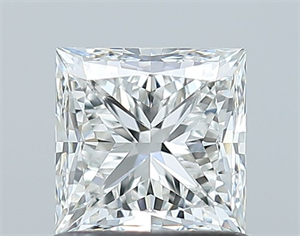 Foto Diamante Natural 1.01 quilates, Princesa , Color H, claridad VS1 y certificado GIA de