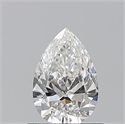 Natural Diamond 0.62 Carats, Pear with  Cut, F Color, VS1 Clarity and Certified by GIA