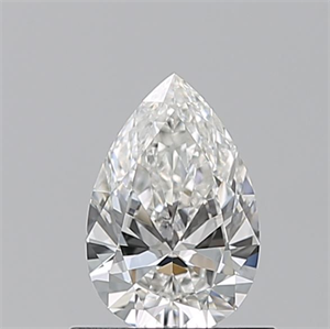 Picture of Natural Diamond 0.62 Carats, Pear with  Cut, F Color, VS1 Clarity and Certified by GIA