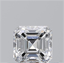 Natural Diamond 0.50 Carats, Asscher with  Cut, D Color, VVS1 Clarity and Certified by GIA