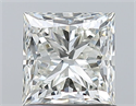 Diamante Natural 1.01 quilates, Princesa , Color H, claridad IF y certificado IGI