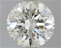 Natural Diamond 1.23 Carats, Round with Excellent Cut, J Color, VVS1 Clarity and Certified by IGI