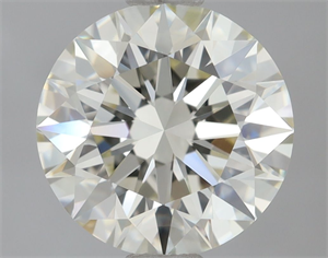 Picture of Natural Diamond 1.23 Carats, Round with Excellent Cut, J Color, VVS1 Clarity and Certified by IGI