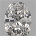 Natural Diamond 0.18 Carats, Oval with  Cut, E Color, SI2 Clarity and Certified by IGI