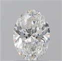 Natural Diamond 1.20 Carats, Oval with  Cut, G Color, SI2 Clarity and Certified by GIA