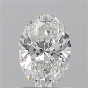 Picture of Natural Diamond 1.20 Carats, Oval with  Cut, G Color, SI2 Clarity and Certified by GIA