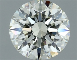 Picture of Natural Diamond 0.90 Carats, Round with Excellent Cut, K Color, VVS2 Clarity and Certified by IGI