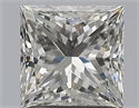 Natural Diamond 1.51 Carats, Princess with  Cut, H Color, VS2 Clarity and Certified by GIA