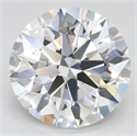 Lab Grown Diamond 4.86 Carats, Round with Excellent Cut, D Color, VVS2 Clarity and Certified by GIA