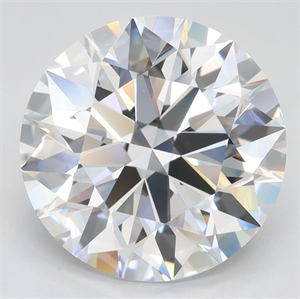 Picture of Lab Grown Diamond 4.86 Carats, Round with Excellent Cut, D Color, VVS2 Clarity and Certified by GIA