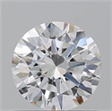 Natural Diamond 0.74 Carats, Round with Excellent Cut, F Color, VVS2 Clarity and Certified by GIA