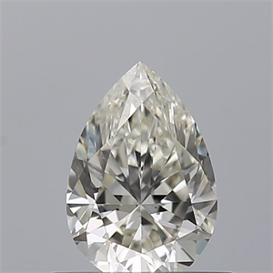 Picture of Natural Diamond 0.50 Carats, Pear with  Cut, J Color, SI1 Clarity and Certified by GIA