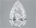 Natural Diamond 5.01 Carats, Pear with  Cut, E Color, SI1 Clarity and Certified by GIA