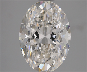 Foto Diamante Natural 3.01 quilates, Ovalado , Color H, claridad SI2 y certificado GIA de