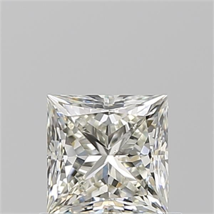 Picture of Natural Diamond 0.83 Carats, Princess with  Cut, K Color, VS2 Clarity and Certified by GIA