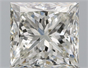 Natural Diamond 1.20 Carats, Princess with  Cut, J Color, VS2 Clarity and Certified by GIA