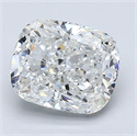Natural Diamond 2.01 Carats, Cushion with  Cut, G Color, VS2 Clarity and Certified by GIA