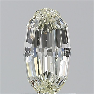 Picture of Natural Diamond 1.02 Carats, Oval with  Cut, L Color, SI1 Clarity and Certified by GIA