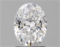 Natural Diamond 1.50 Carats, Oval with  Cut, E Color, VS2 Clarity and Certified by GIA